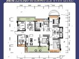 河源长胜国际_5室2厅3卫 建面148平米