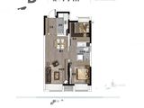 旭辉江山樾_2室2厅1卫 建面79平米