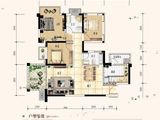 大和平华西茗城_3室2厅2卫 建面97平米