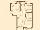 万科幸福里_3室2厅2卫 建面108平米