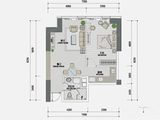 大连中心_1室1厅1卫 建面74平米