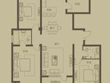 荣盛华府_4室2厅2卫 建面150平米
