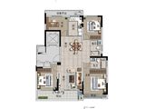 信达君望里_4室2厅2卫 建面129平米