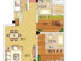 天玺华府_3室2厅1卫 建面98平米