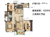 格调壹品_3室2厅2卫 建面125平米