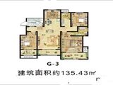 泰成溪水湾_3室2厅2卫 建面135平米