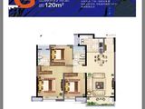 力宝广场_3室2厅2卫 建面120平米