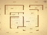 金桥国际_2室2厅1卫 建面85平米