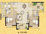 海门中南世纪锦城_3室2厅2卫 建面120平米