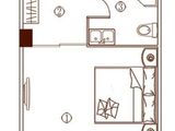 港昌新苏格兰_1室2厅1卫 建面58平米