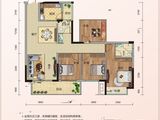 诗蓝春晓_4室2厅2卫 建面103平米