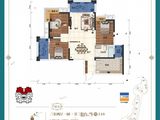 贵阳城投云岩林悦_3室2厅1卫 建面110平米