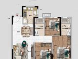 海伦堡金科东方美院_3室2厅2卫 建面99平米