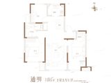 金茂墅_3室2厅1卫 建面105平米