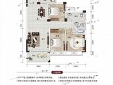 碧园南溪新城_3室2厅2卫 建面96平米