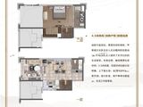 江景壹号_1室2厅2卫 建面62平米