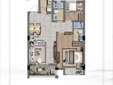 越城凤凰府邸_3室2厅2卫 建面90平米