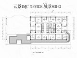 三亚国际传媒中心_二层平面图 建面55平米
