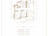 万象华府_3室2厅2卫 建面96平米