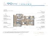 阳光城青溪水岸_3室2厅2卫 建面90平米