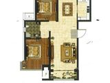 绿地国际花都_2室2厅1卫 建面98平米