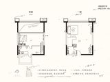 中视翡丽ONE_1室2厅2卫 建面40平米