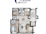 卓越大发蔚蓝云图_4室2厅2卫 建面115平米