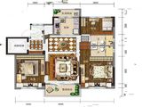 城投碧桂园中央公园_3室2厅2卫 建面122平米
