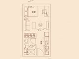 恒大时代广场_2#A3户型 建面40平米