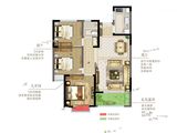 锦绣华城繁华里_3室2厅1卫 建面96平米