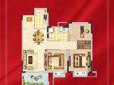 东瑞天誉_3室2厅1卫 建面94平米