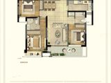 珠江茗栖悦庭_3室2厅2卫 建面110平米