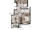 康桥知园_3室2厅1卫 建面99平米