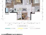 阆苑春国际社区_4室2厅2卫 建面100平米
