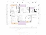 新旭东方春天_4室2厅2卫 建面110平米