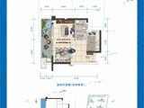北投观海上城_1室1厅1卫 建面48平米