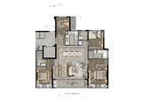 招商蛇口檀境_4室2厅3卫 建面159平米