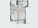 禹洲融信CONE玺湾_3室2厅2卫 建面89平米