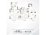 金辉栖湖云庭_3室2厅3卫 建面141平米