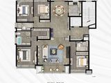融创徐汇滨江壹号_4室2厅3卫 建面224平米