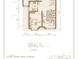鸿翔健康城_2室2厅1卫 建面102平米