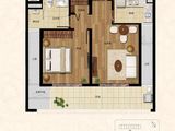 绿城长峙岛银杏园_1室2厅1卫 建面69平米