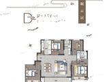 国泰云栖_4室2厅2卫 建面158平米