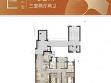 荣安林语秋月_3室2厅2卫 建面92平米
