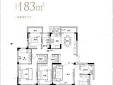 长沙宝能公馆_4室2厅3卫 建面183平米