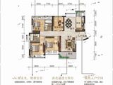 江发滨江和院_3室2厅2卫 建面114平米
