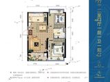 北海来康郡_2室2厅1卫 建面77平米