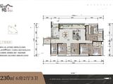 龙湾国樾_6室2厅3卫 建面230平米