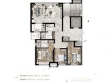 招商臻园_3室2厅2卫 建面130平米