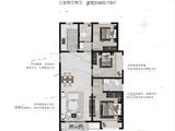 润城东方绿博福苑_3室2厅2卫 建面120平米